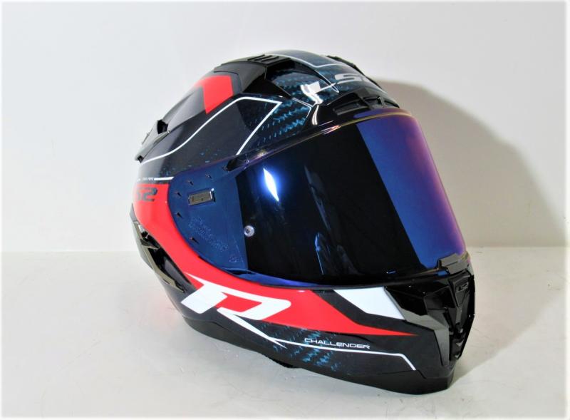KASK LS2 FF327 CHALLENGER CT2 CARBON GRID RED XL