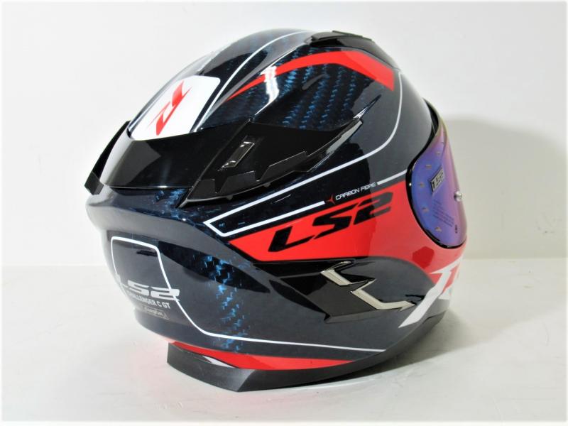 KASK LS2 FF327 CHALLENGER CT2 CARBON GRID RED XL